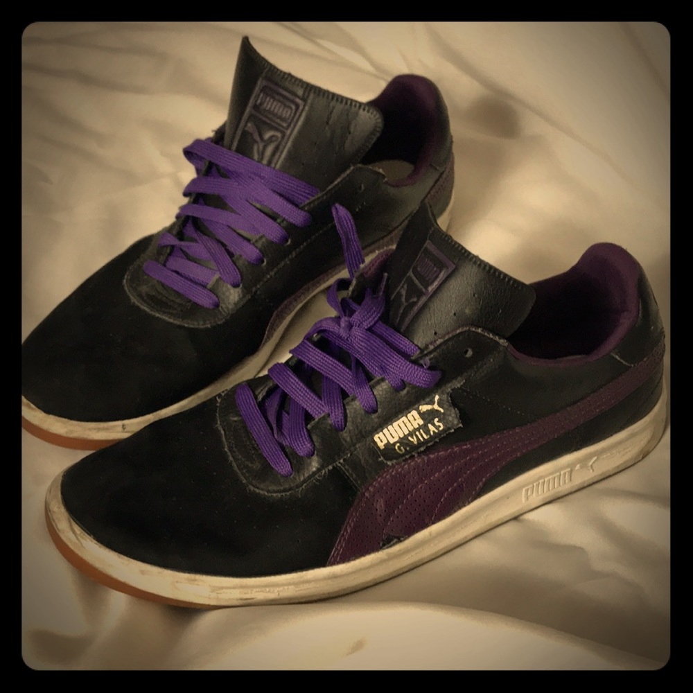 Vintage Black and purple Puma G. Vilas